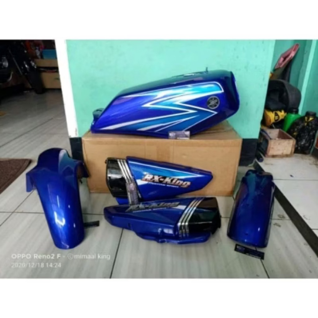 Paket komplit tangki RX KING RX King paket bodi fullset tangki rx king tahun 2003 biru