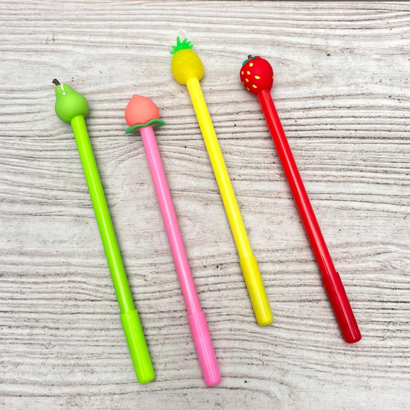 

Pulpen Gel Karakter Buah Buahan Lucu Pen Gel Buah Bisa COD