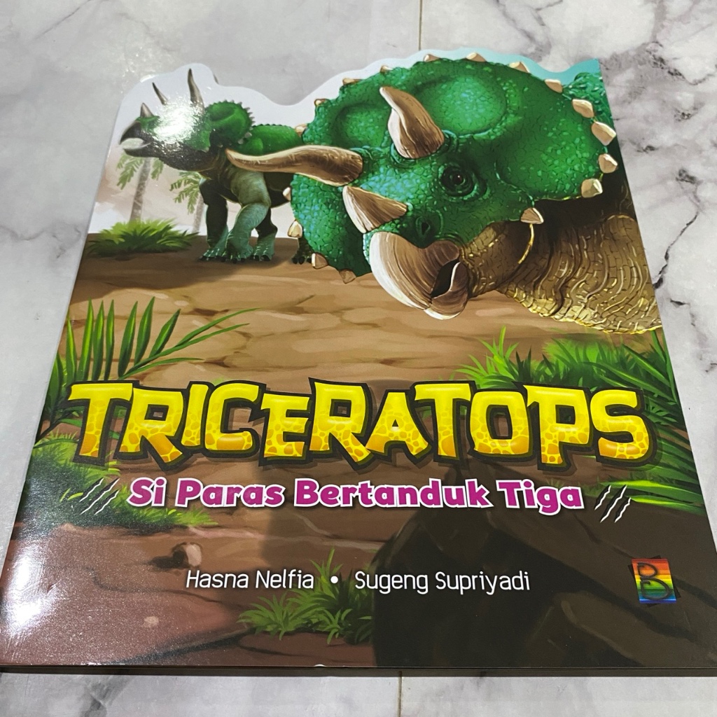 Triceratops dino dinosaurus buku cerita pengetahuan anak Buku Cerita anak bahasa indonesia dongeng s