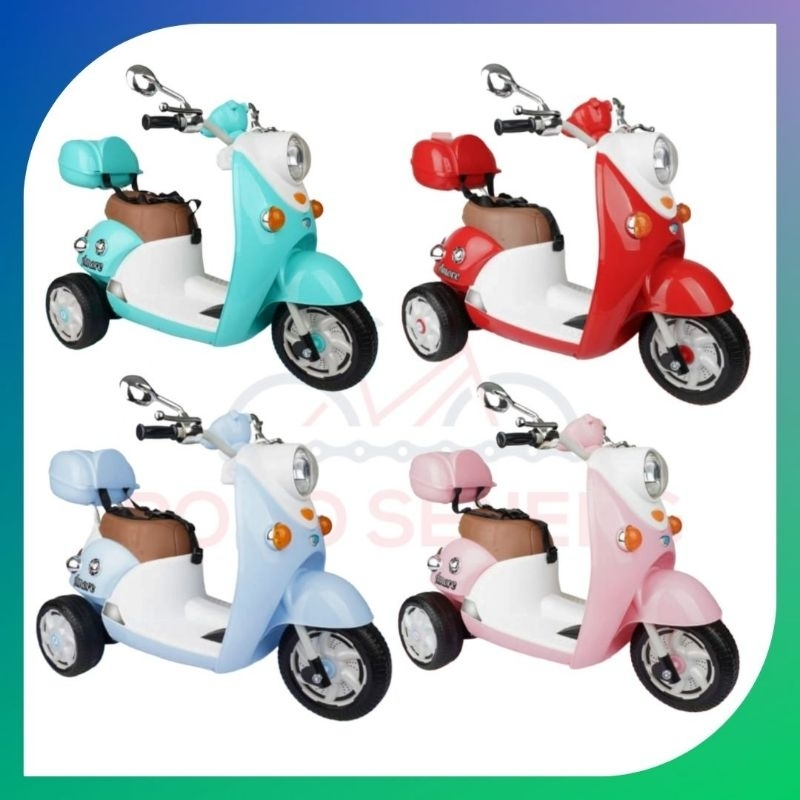PMB - MOTOR AKI SCOOPY AMORE M338 | MOTOR AKI ANAK ADA REMOTE