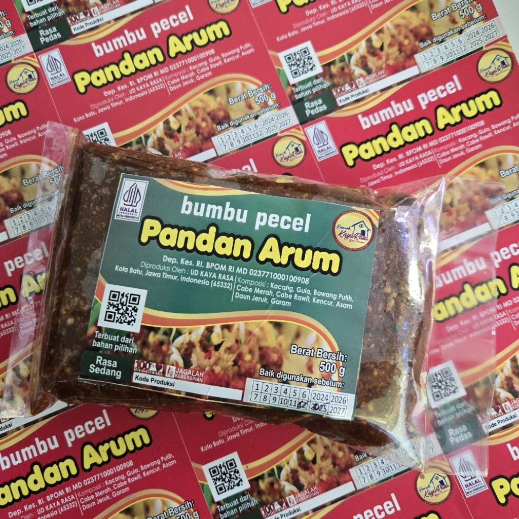 

Bumbu Pecel Pandan Arum 500gr