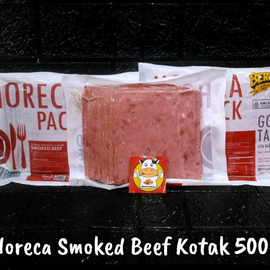 

BERNARDI HORECA PACK SMOKED BEEF KOTAK 500GR - FROZEN FOOD - BRONTZ JOGJA