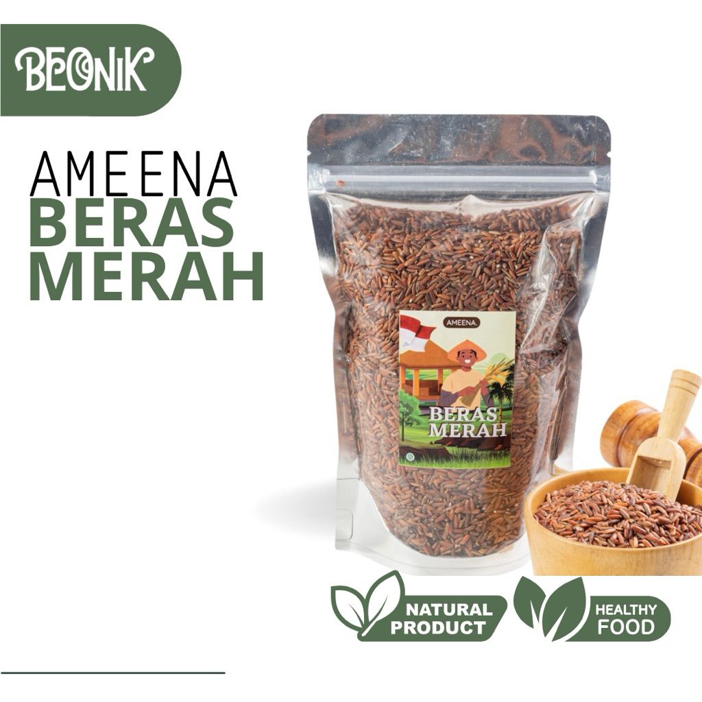 

Beras Merah Organik 500GR | Ameena Premium Quality