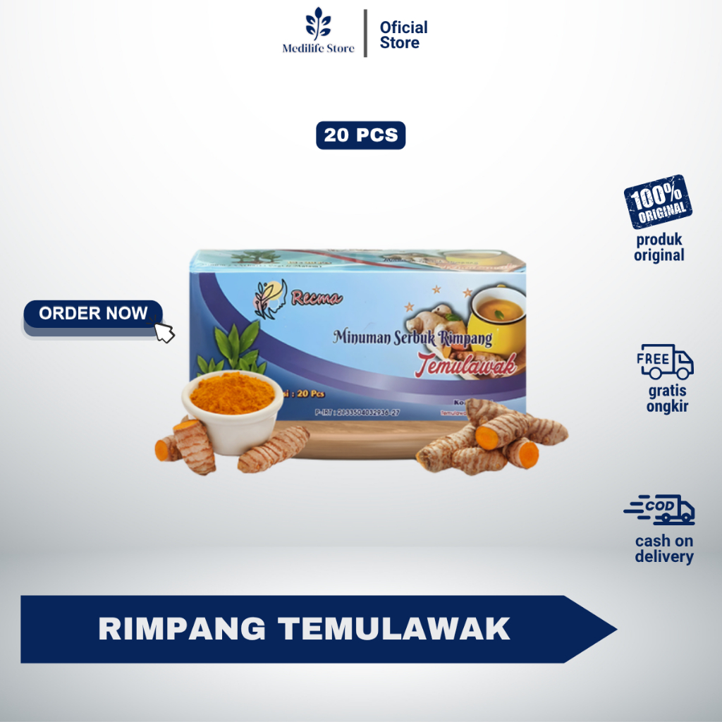 

MINUMAN SERBUK RIMPANG TEMULAWAK - solusi mengatasi masalah lambung original recma