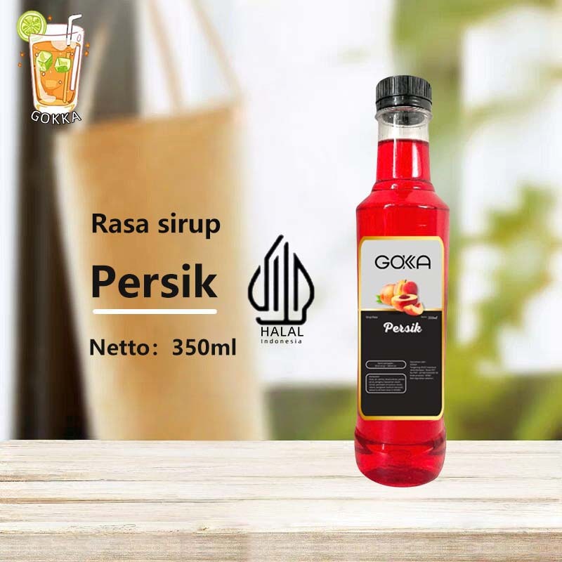

GОKKA Syrup / Persik Flavoured Sirup / Sirup Persik 350ML International Halal