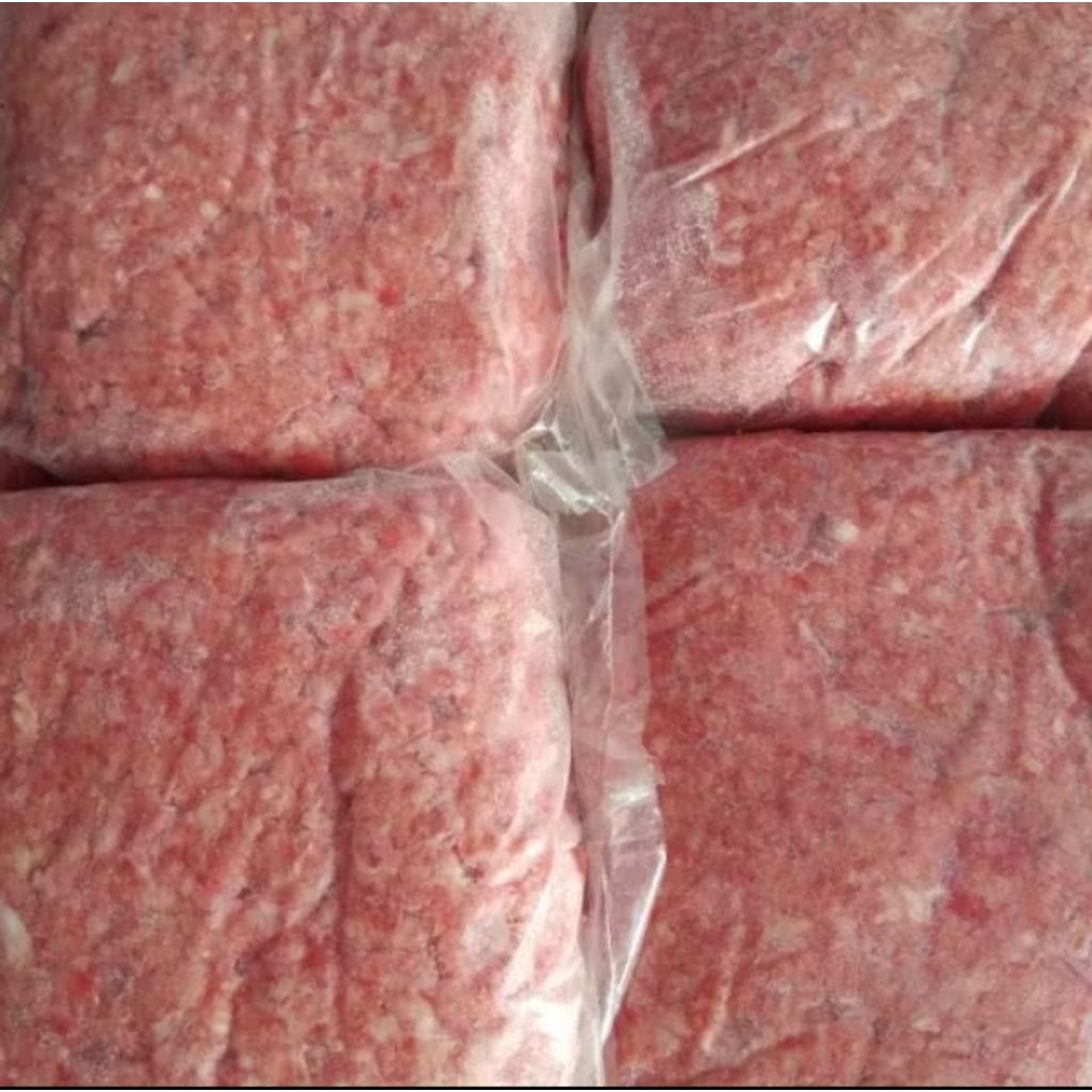 

DAGING SAPI GILING BEKU KEMASAN 500 GR & 1 kg