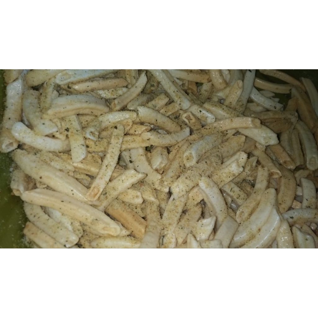 

Kerupuk kentang bumbu bawput