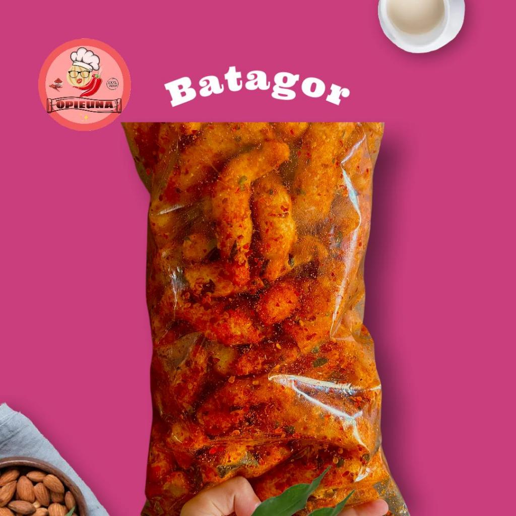 

Batagor Goreng Kering Pedas Daun Jeruk Kemasan 500gram - Cemilan Opieuna