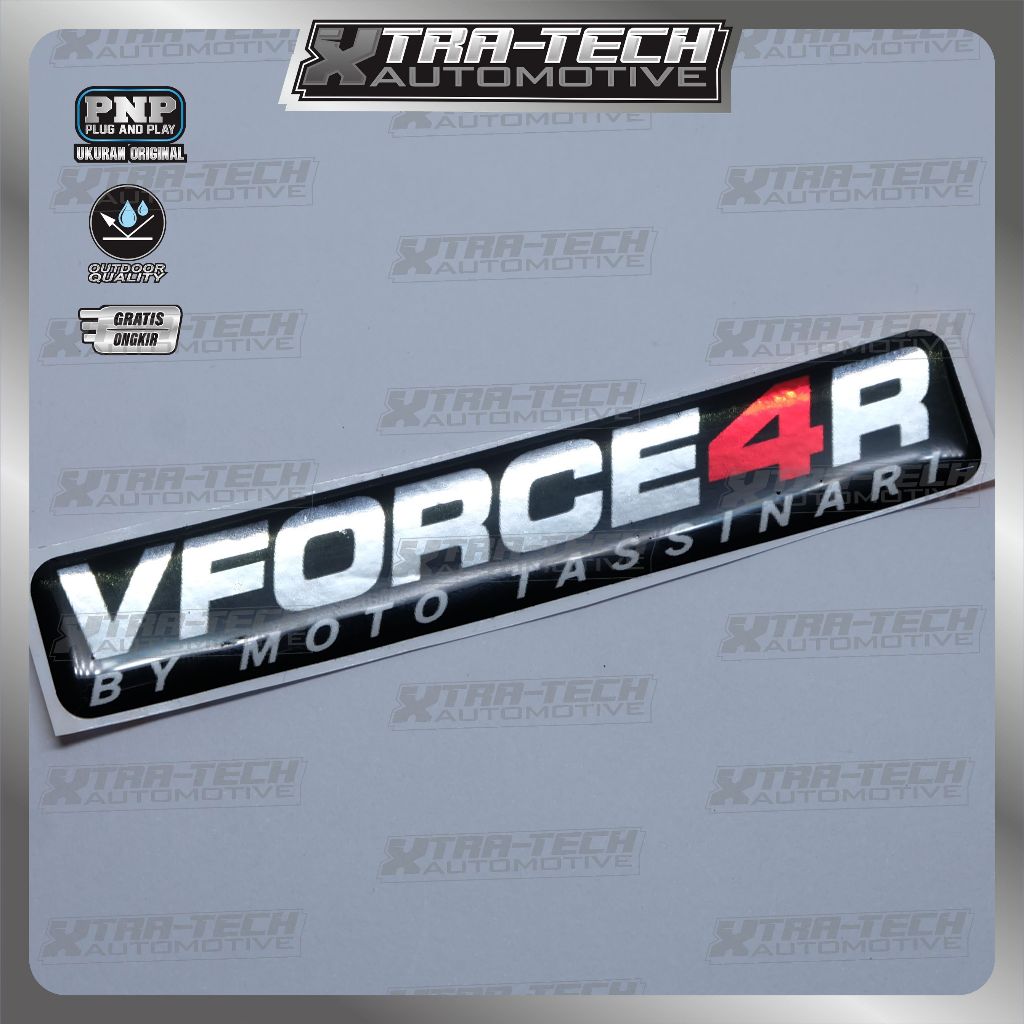 emblem vforce 4r / emblem timbul vforce / emblem membran ninja