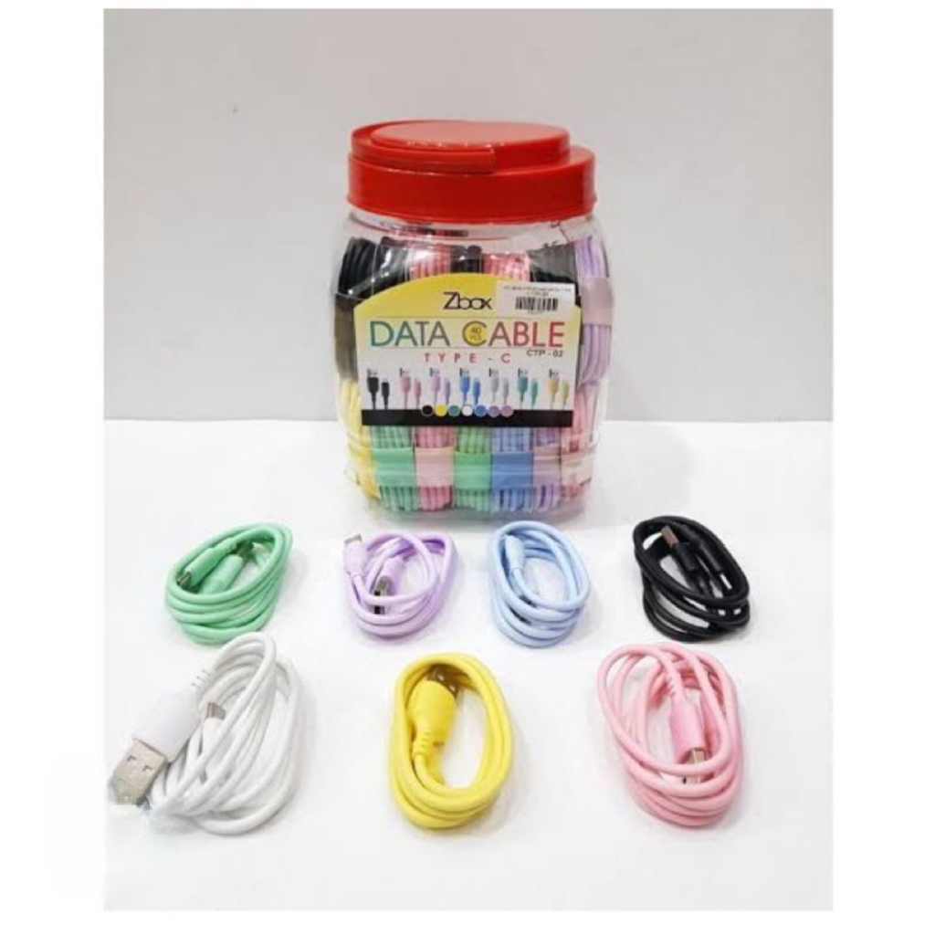 KABEL DATA ZBOX TIPE C TOPLES CTP - 02 / KABEL DATA TOPLES / KABEL DATA USB