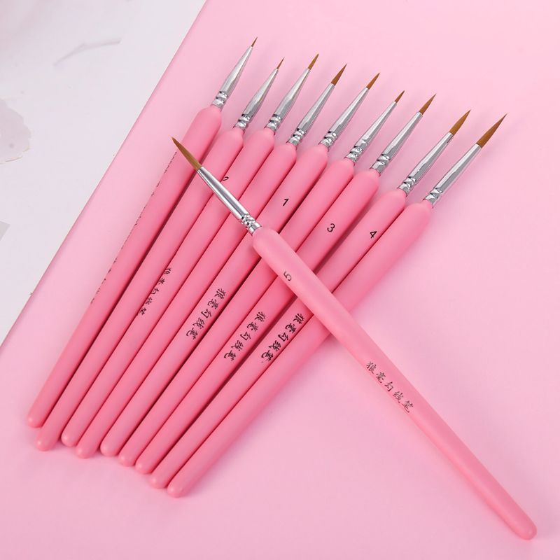 

Kuas Lukis Cat Air Bulu Serigala Profesional / Professional Pen-Type Round Watercolour Wolf Hair