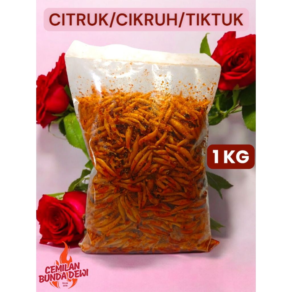 

CITRUK/ TIKTUK/ CIKRUH 1KG PEDAS | CEMILAN BUNDA DEWI