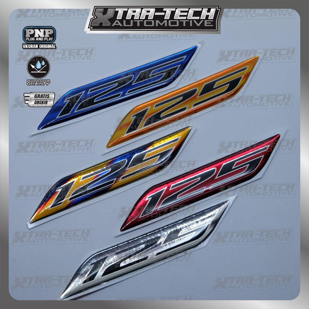 Emblem timbul 125 vario