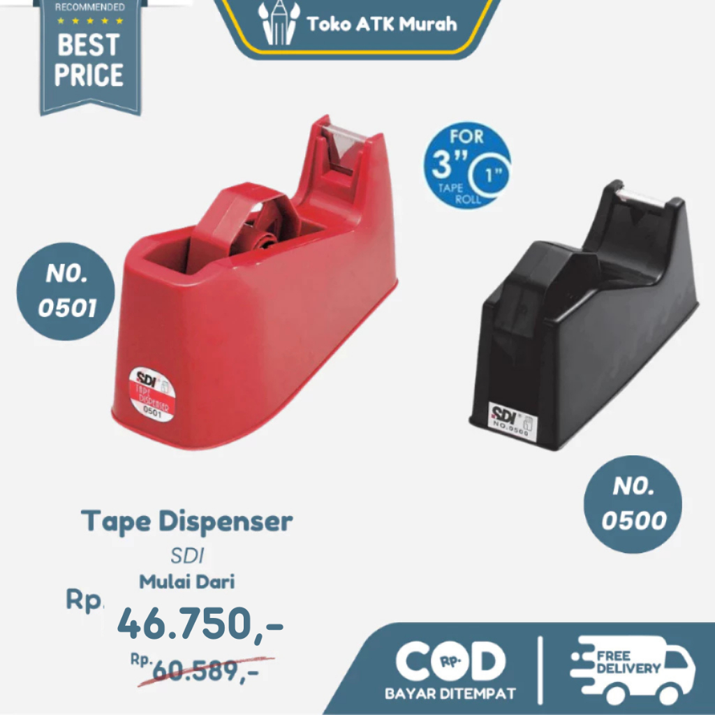 

Tape Cutter Dispenser SDI No. 0501 / No. 0500 JunDW