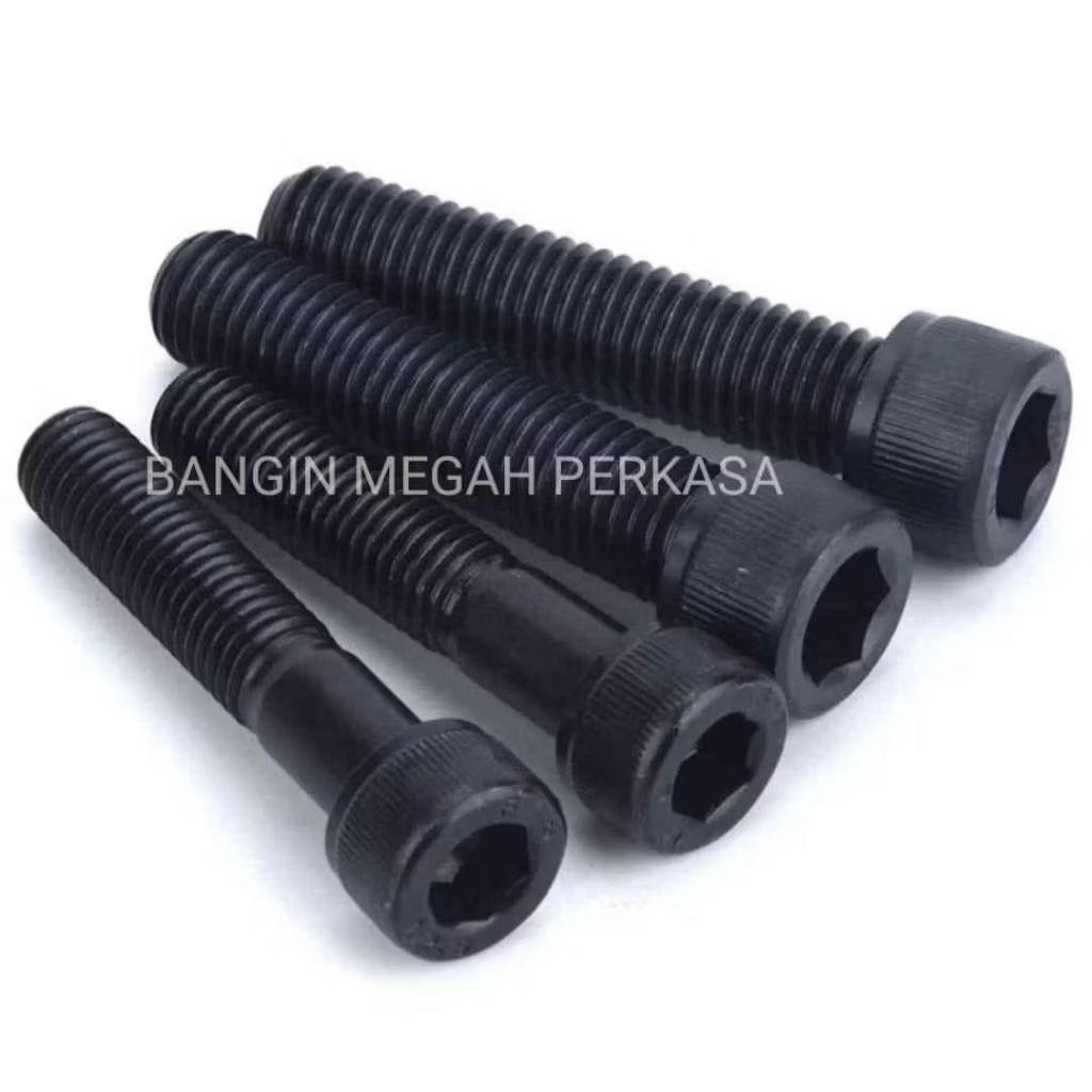 Baut L Hitam Baja M6x100 (10 cm)