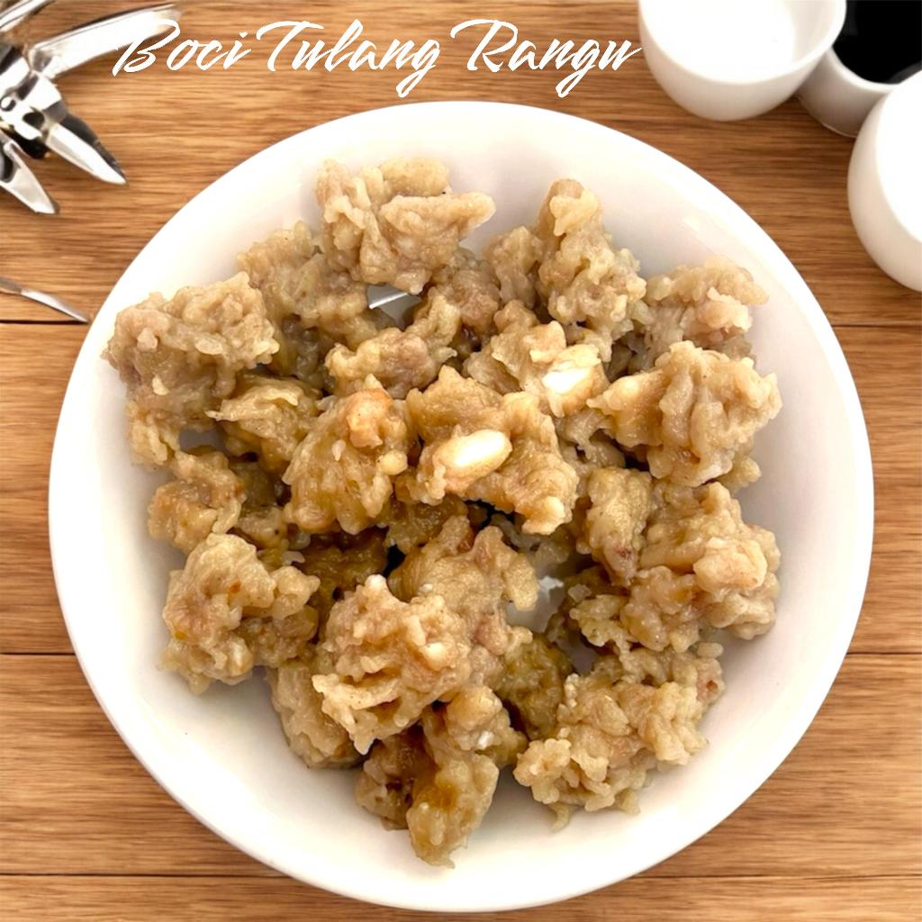 

Baci Kering kriwil Tulang Rangu bumbu chilii oill