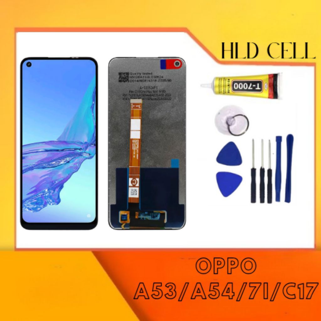 (ORIGINAL) LCD OPPO A53 A54 REALME 7i REALME C17 original 100%