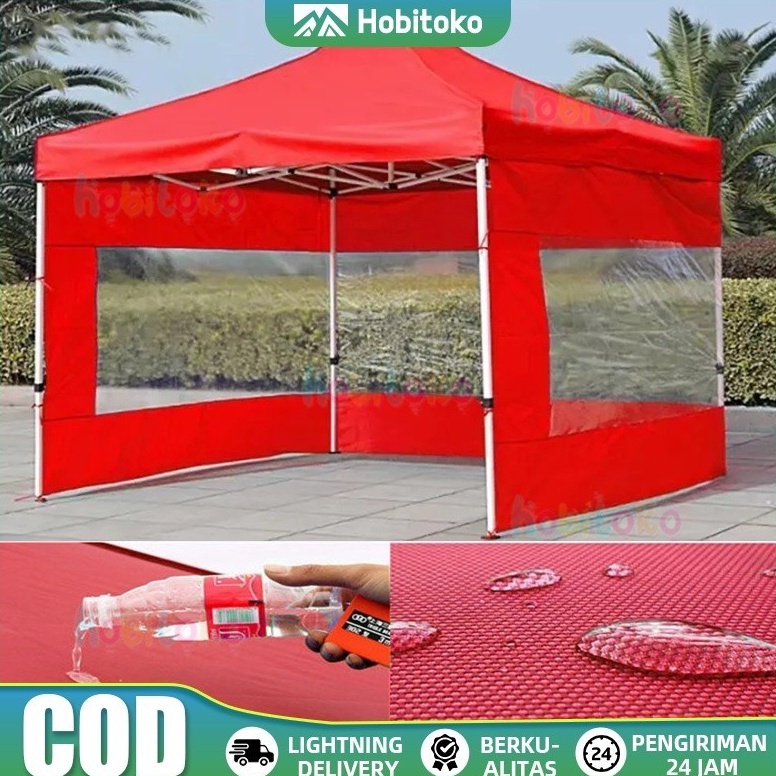KODE N98A SPEEDS Tenda Lipat Dinding MikaKombinasi Polos Berbagai Ukuran Tenda Lipat Mika Dinding Sa