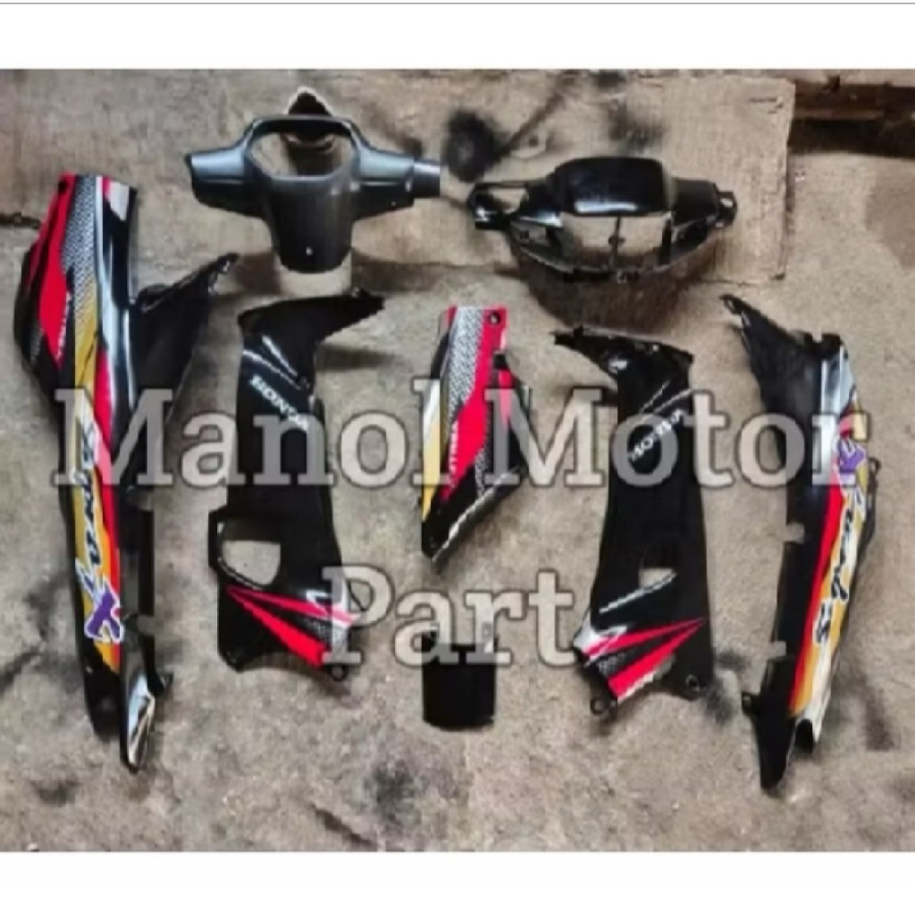 cover bodi set halus honda supra x lama honda supra fit lama set striping 2002 favorit