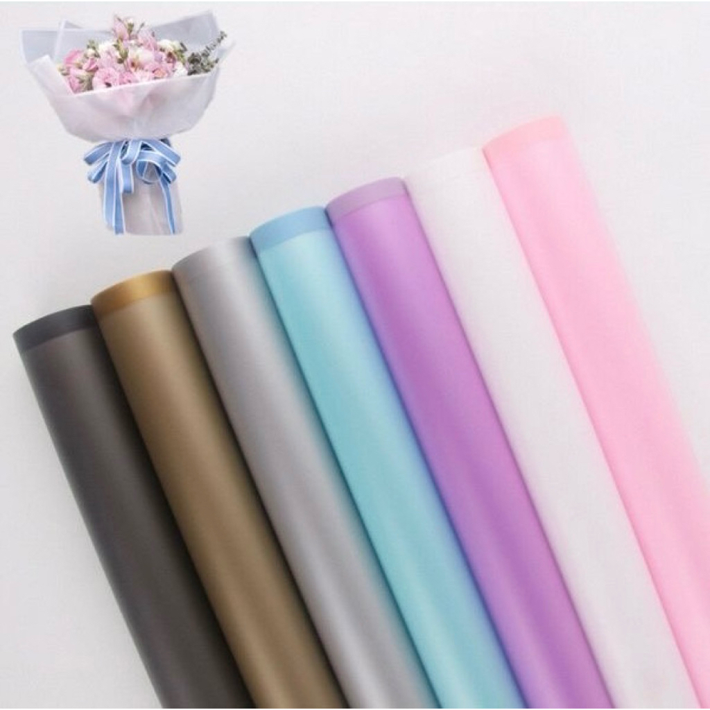 

FLOWER WRAPPING PAPER SEMI TRANSPARANT LINE KERTAS BUKET SEMI TRANS KERTAS BUNGA