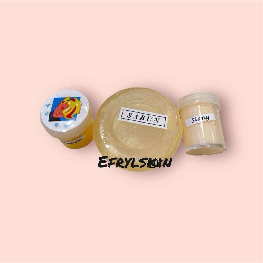 Pemutih Wajah Cream JRG boneka barbie Mini 3in1