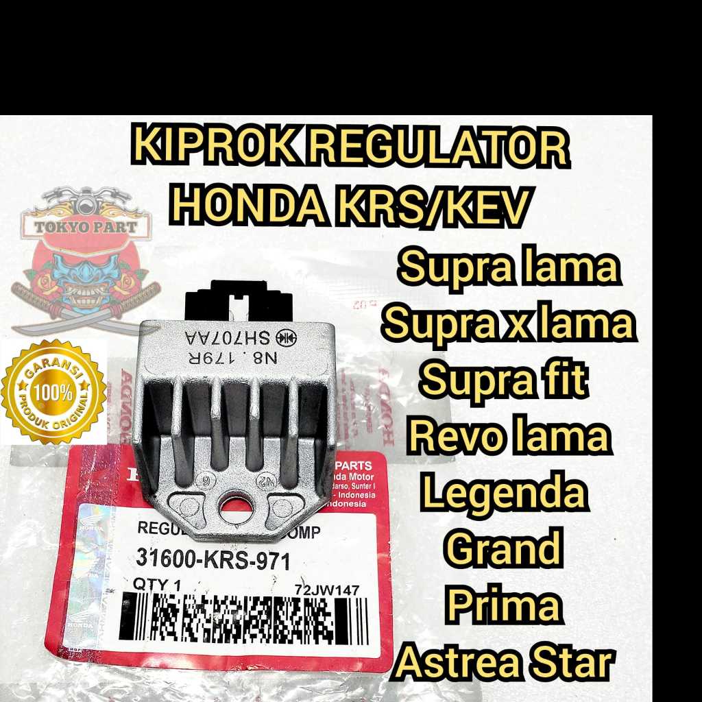 KIPROK REGULATOR HONDA SUPRA LAMA SUPRA X LAMA SUPRA FIT LAMA REVO LAMA LEGENDA GRAND SATREA PRIMA A