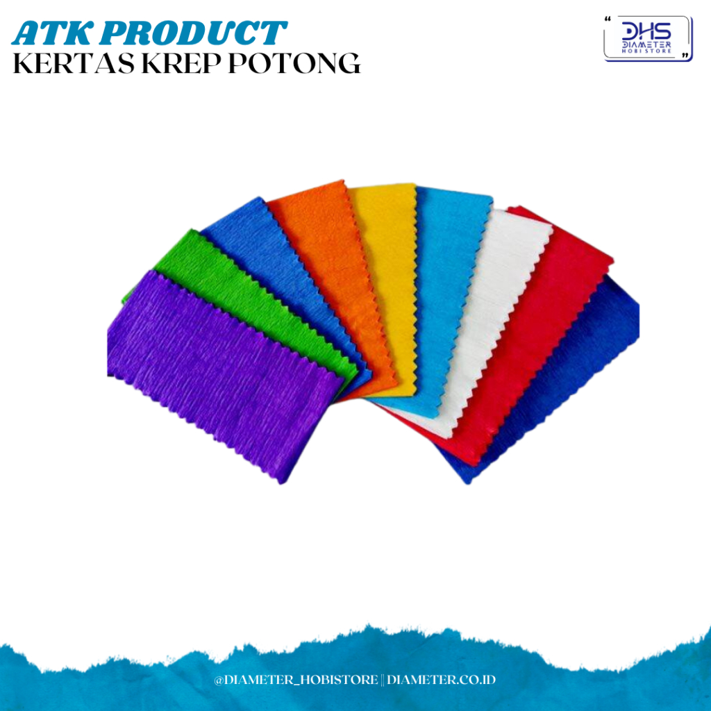 

Kertas Krep Potong Rainbow