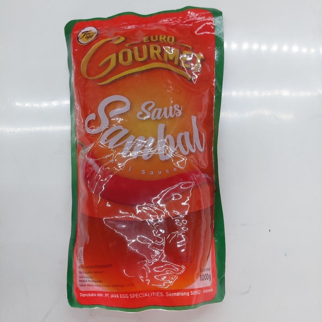 

Saos sambal euro gourmed 1kg