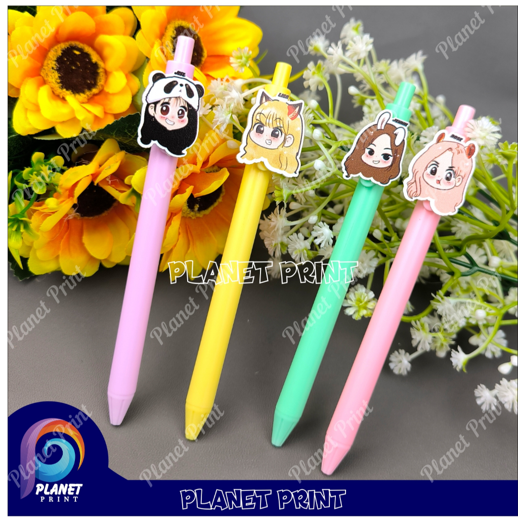 

(BP01) Pulpen Bolpoin Pena Black Pink Kartun KPOP Pena Karikatur Pulpen KPOP Bolpoin K-Popers Lisa