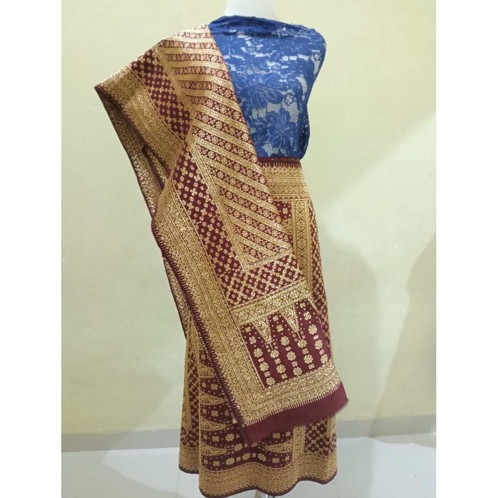 songket Palembang sutra gebeng original