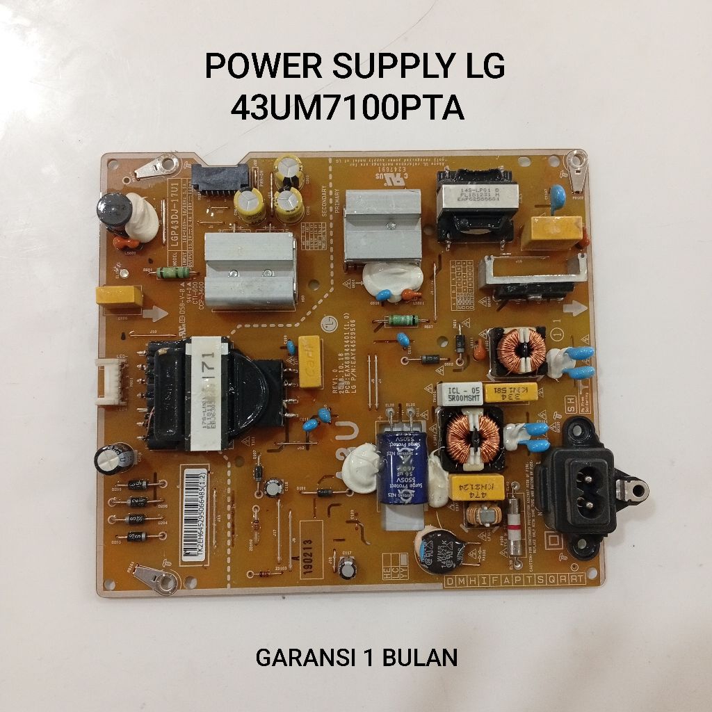 PSU POWER SUPPLY LED LG 43UM7100PTA - PSU - TV LED LG 43UM7100PTA - 43UM7100PTA