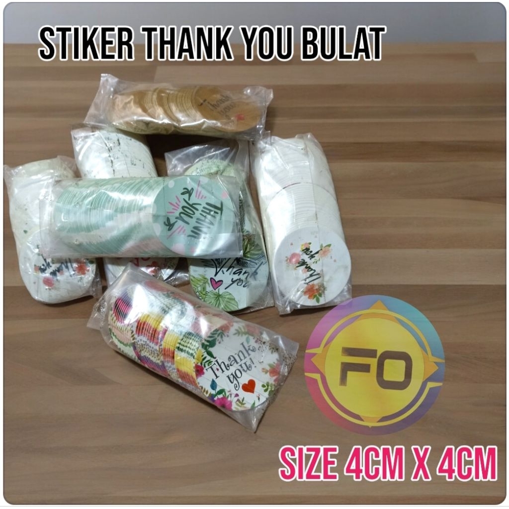

PROMO STIKER THANK YOU SIZE 4 CM ISI 100 LEMBAR - SIAP KIRIM