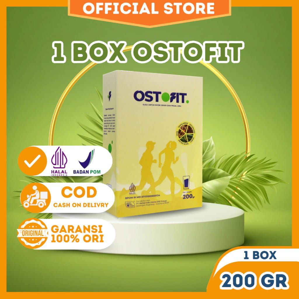 

Ostofit Susu Herbal Premium Original Obat Nyeri Sendi Otot Tulang Lutut Syaraf Kejepit
