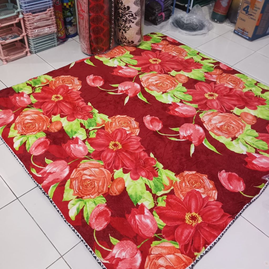 Karpet ambal malaysia ukuran 200x180cm tebal 3cm