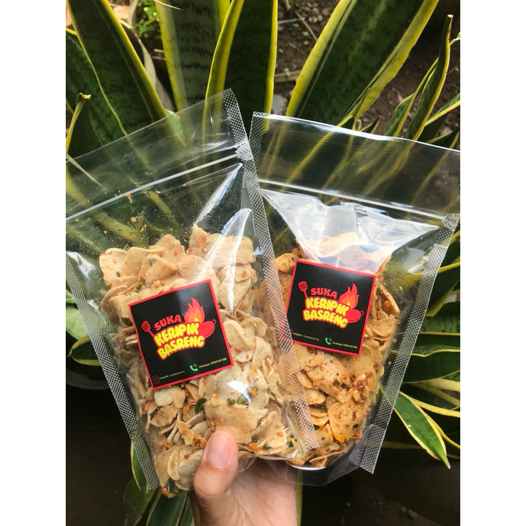 

KRIPIK BASRENG PEDAS DAUN JERUK 125 gram