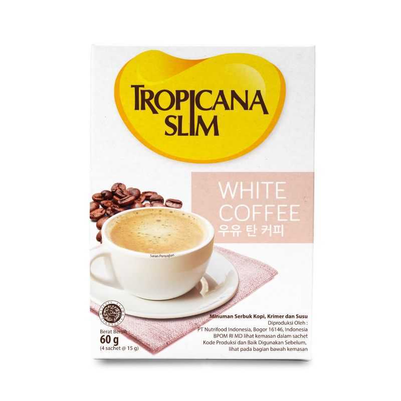 

tropicana slim white coffee 4 sachet 60gr