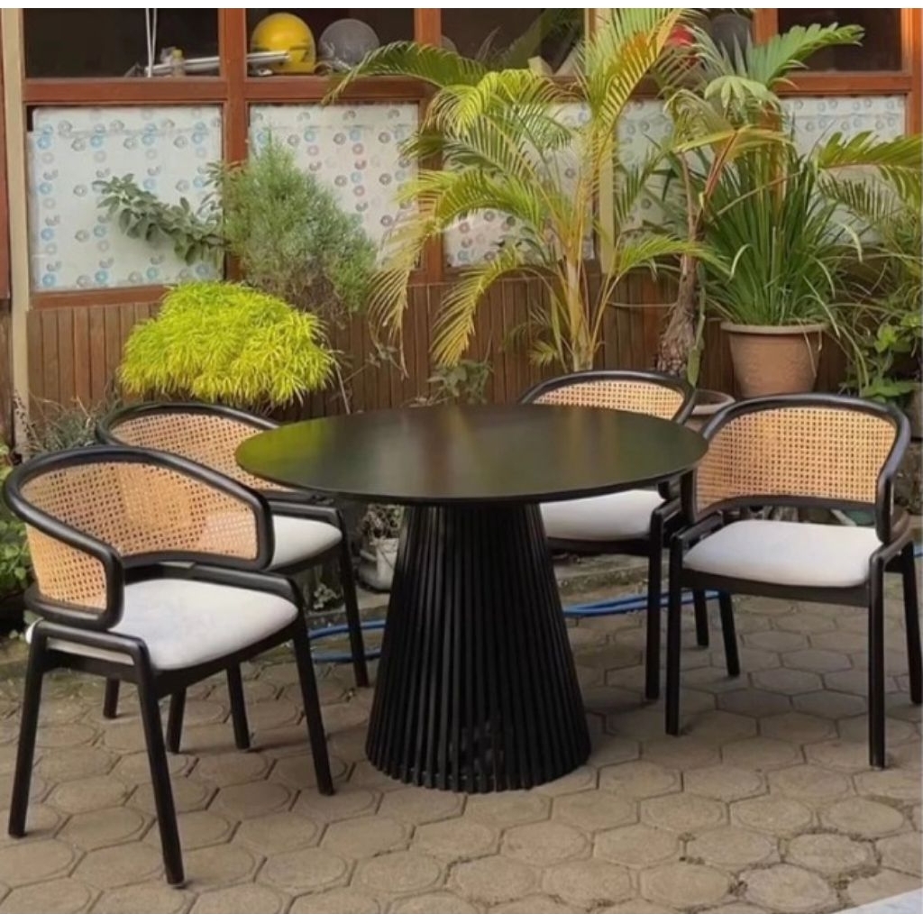 Set Kursi Makan Minimalis Kayu Jati Set Kursi Teras Kayu Jati
