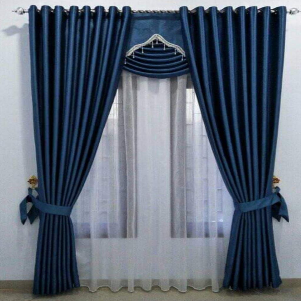 Gorden jendela Blackout mewah tebal gorden rumah&hotel