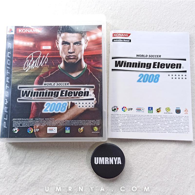 PS3 BOX & MANUAL ONLY, World Soccer Winning Eleven 2008 Kaset CD GAME Playstation PS 3 Pes 08