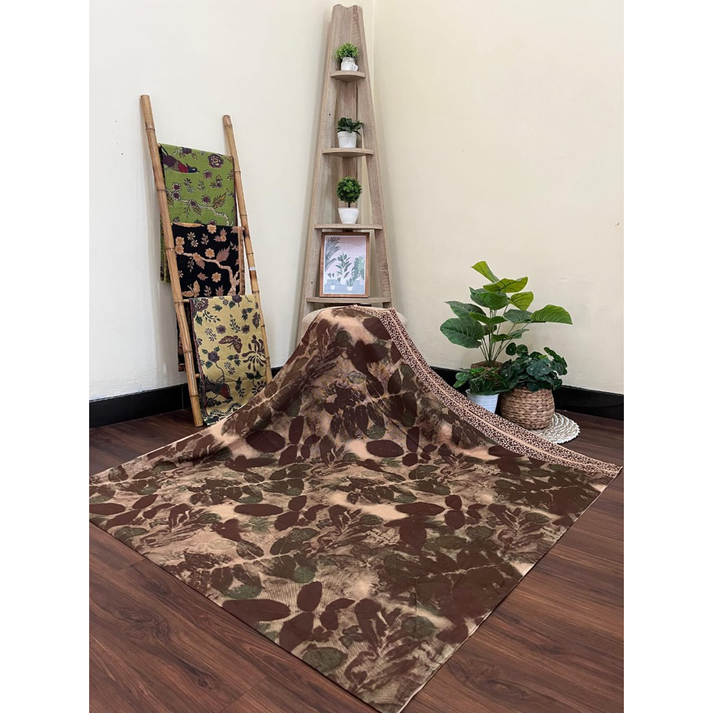 Kain batik katun solo premium, motif ecoprint terbaru