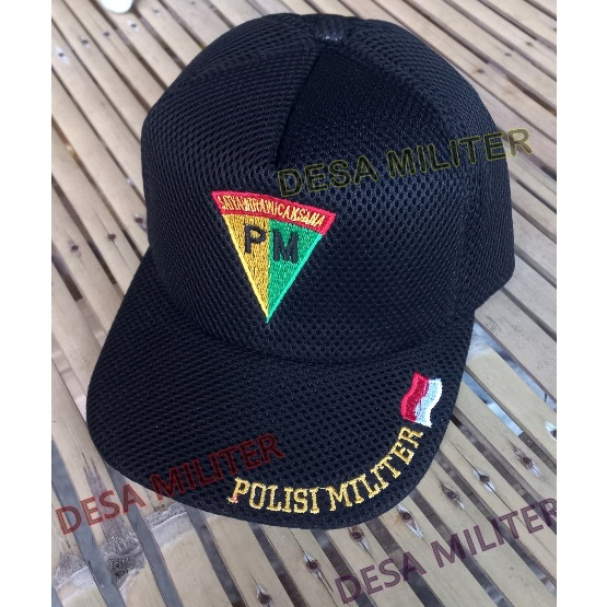 Topi Provos TNI / Topi Lapangan Polisi Militer / Topi Double Mess TNI ARMY