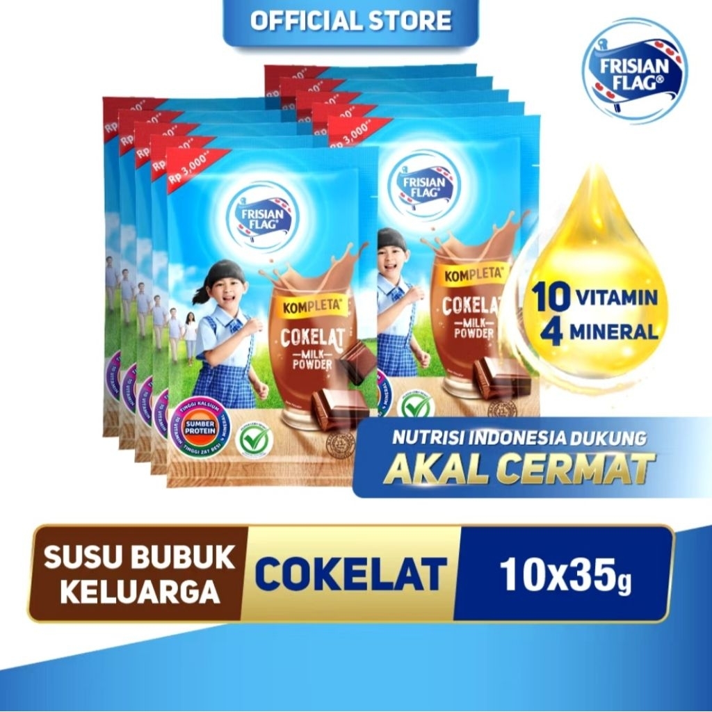 

FRISIAN FLAG KOMPLETA COKELAT RENTENG 10×35G