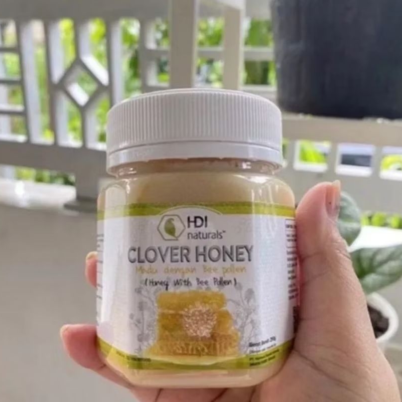 

Clover honey 250gr original exp 2028 + sendok kayu