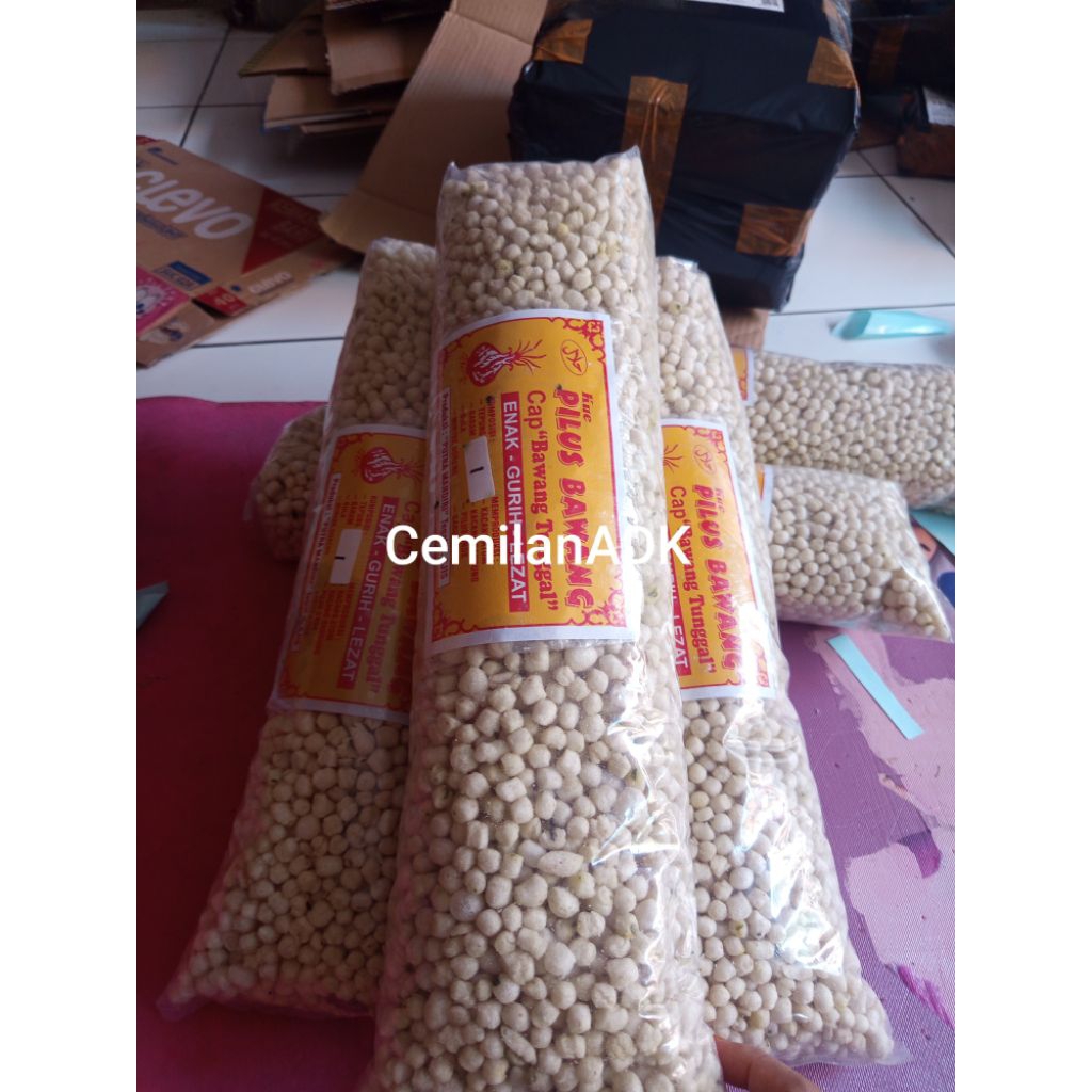 

pilus/pilus kletuk/pilus cap bawang enak gurih renyah|pilus khas tegal1bal isi 1kg