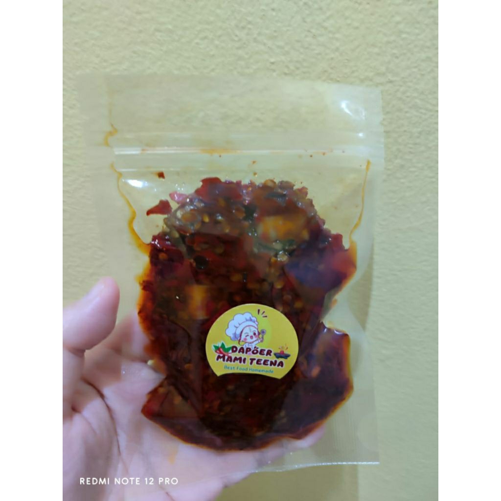 

Sambal Cumi - Sambal Cumi Jengkol - Sambal Tongkol 100ml (kemasan Pouch) KHUSUS JABODETABEK