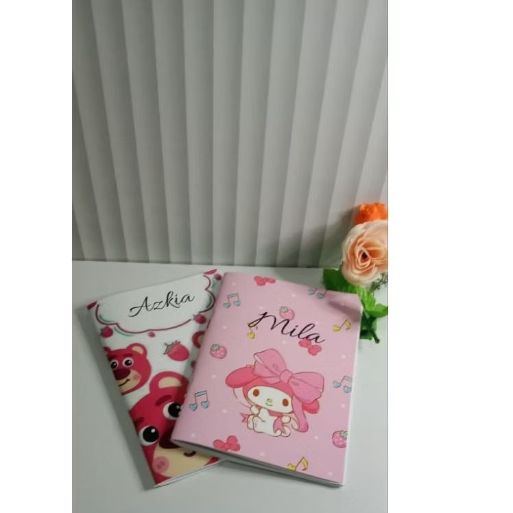 

buku tulis custom nama dan foto part 3