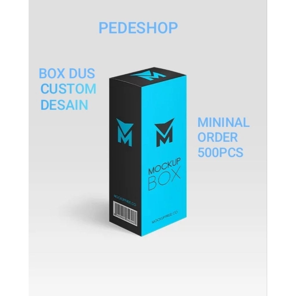 

cetak box dus custom parfum skincare liquid makanan___ logo desain sesuai request anda