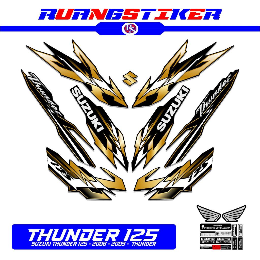 STRIPING THUNDER 125 2008 2009 MTF 7 / STIKER / STICKER / STRIPING / THUNDER125 / THUNDER / TUNDER /
