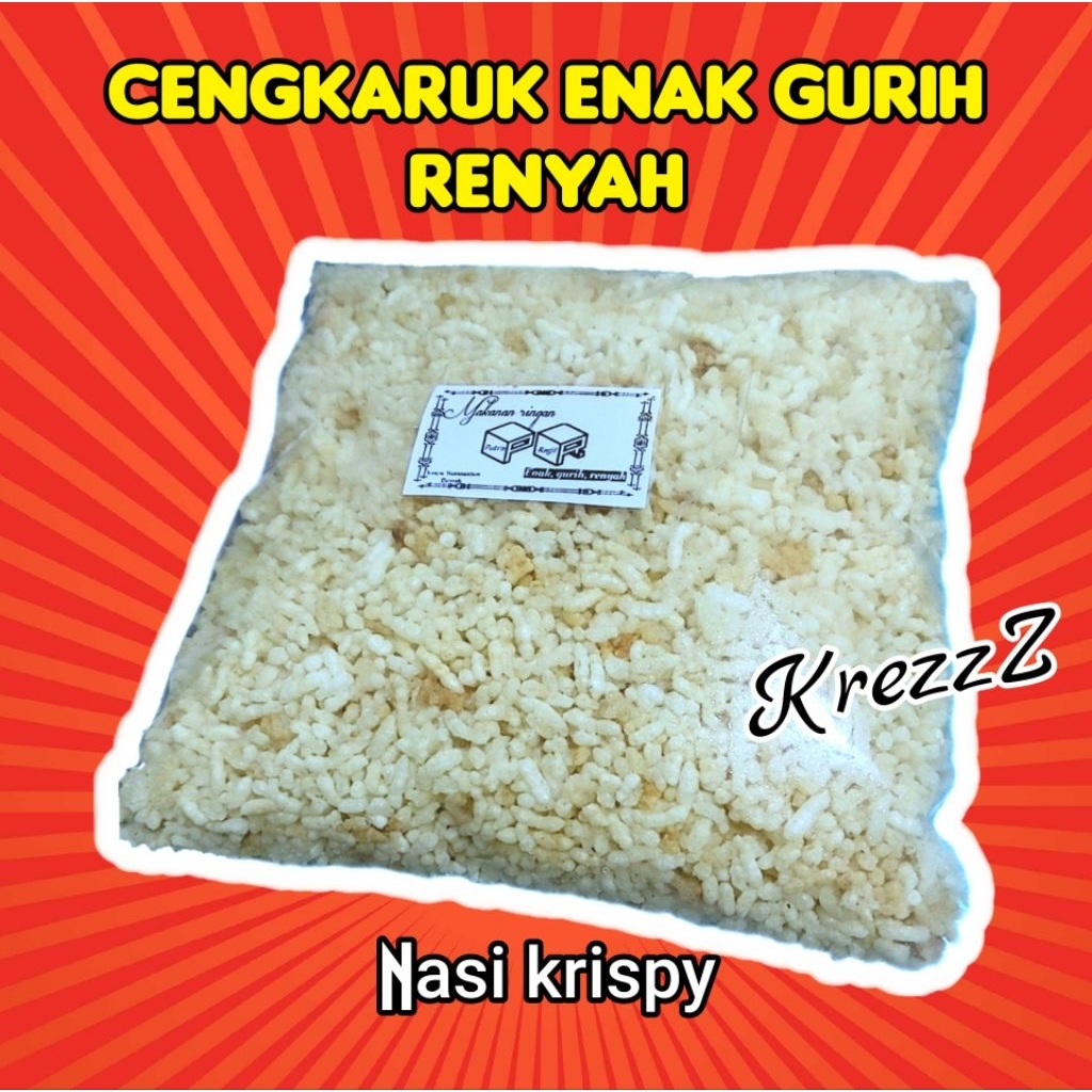 

Nycyta Home Cengkaruk Nasi Goreng Asin Gurih 250Gr Cemilan Enak, Makanan Jadul
