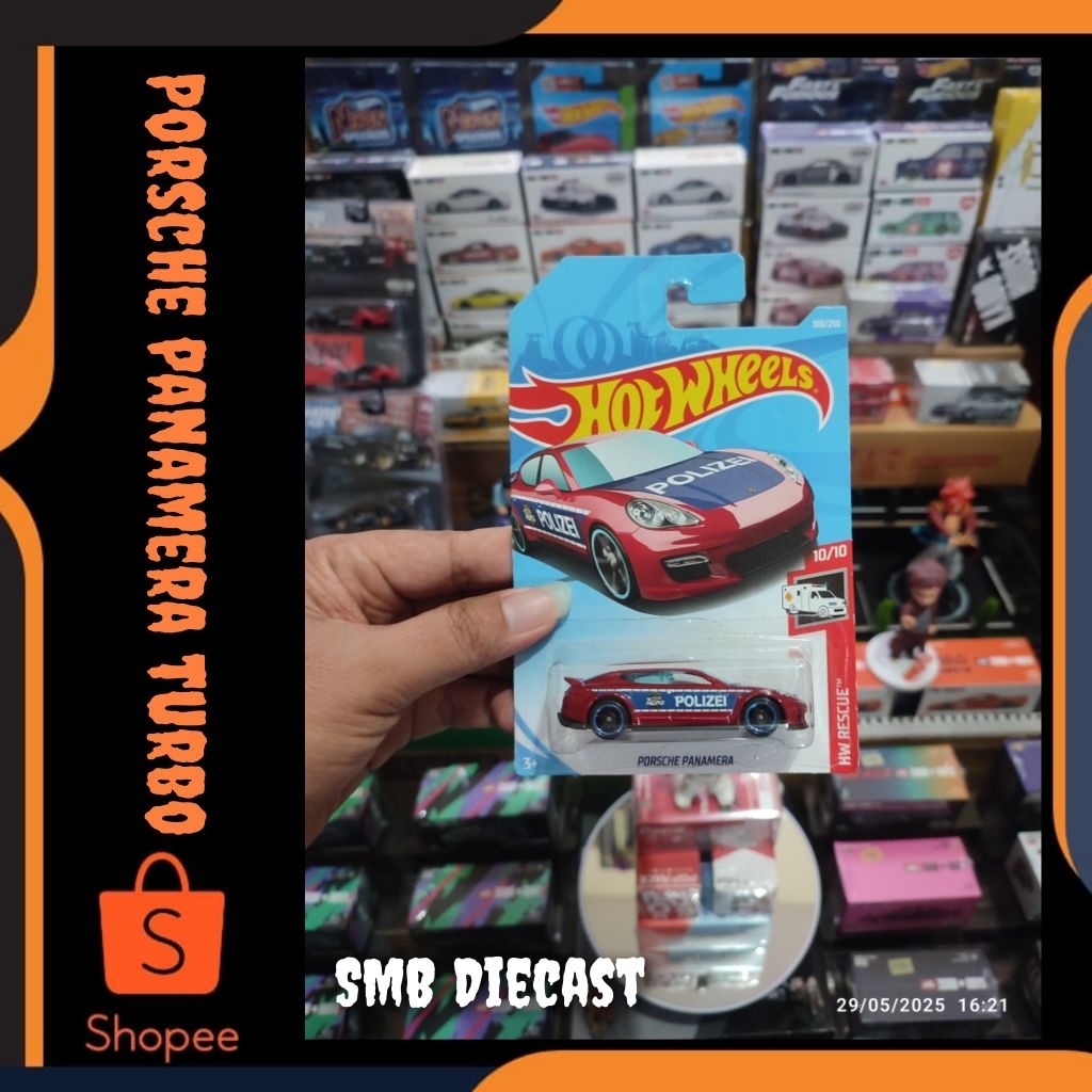 HOT WHEELS PORSCHE PANAMERA POLIZEI